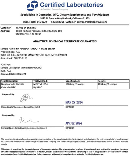 Nicotinamide Riboside Powder 1000Mg